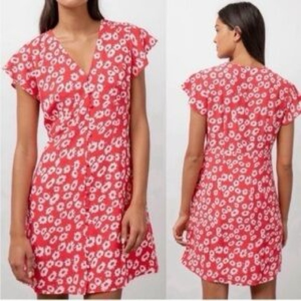 RAILS
Helena Daisies Dress In Cardinal In Red (D11)